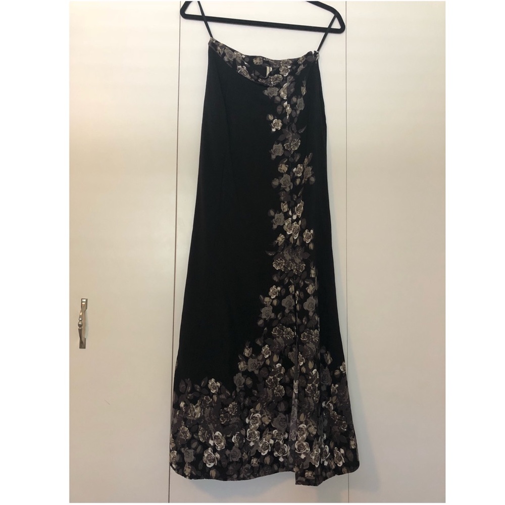 Free people side slit maxi skirt